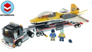 Lego City 60289 Airshow Jet Transporter - Lego Speed Build Review