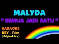 Download Lagu MALYDA - SEMUA JADI SATU. Karaoke - Tanpa Vokal. Key standard.