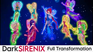 winx club earn dark sirenix full transformation with roxy and daphne fanmade winxclub sirenix
