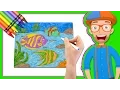 Download Learn Colors by Drawing with Blippi | Coloring Book mp4 3gp mp3 videos - waplic