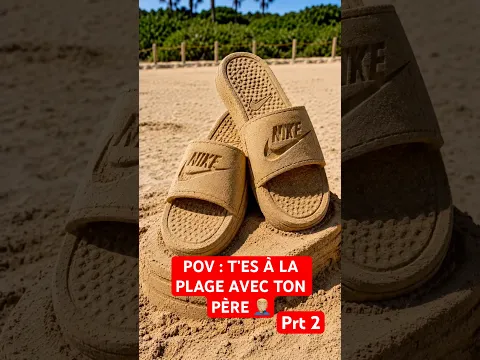 POV : T’ES À LA PLAGE AVEC TON PÈRE 🤦🏼‍♂️ | Prt 2 #humour #papa #drole #sketch #sœur #plage