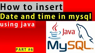 How to insert current date and time in a database using JDBC