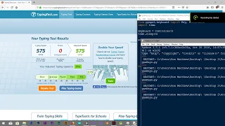 Auto type using Python and pynput