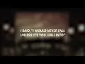 Stephen Sanchez, Em Beihold - Until I Found You (Lyrics)(I would never fall in love again)