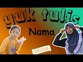 (8825) TULIS NAMA KALIAN YUK ‼️ PART 1