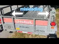 UHaul 5x8 6x12 U-haul trailer