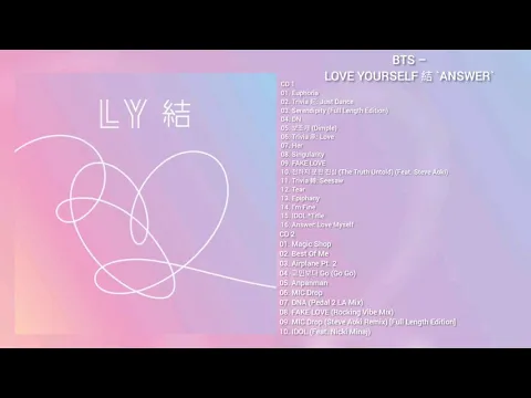Download MP3 [DOWNLOAD LINK] BTS – LOVE YOURSELF 結 `ANSWER` [REPACKAGE] (MP3)