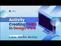 Cl 10 Act - Creating TABLE using Design View Libre Office Base