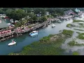 Aerial view of the Murrells Inlet boat parade