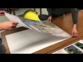 How to perfectly spray mount and cut foam core presentation boards