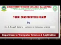 intro to Constructors in Java