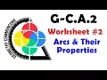 G-C A 2 Worksheet - Arcs and Their Properties