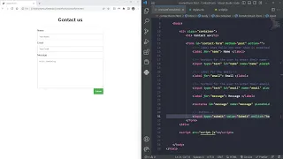 Building a Simple Contact Form with HTML CSS and JS - A Step-by-Step Tutorial