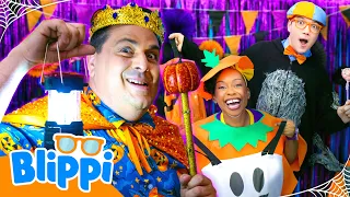 Blippi & Meekah Silly Spooky Stories for the Halloween King! 👑🎃