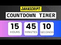 Create A Countdown ONLY with JavaScript