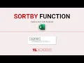 MS Excel - SORTBY Function Custom Sort with Formula