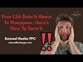 Your LSA Data Is About To Disappear Here s How To Save It