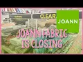 Joann Fabric Liquidation Store Walk Through - Prices Sale Clearances Jacksonville Florida
