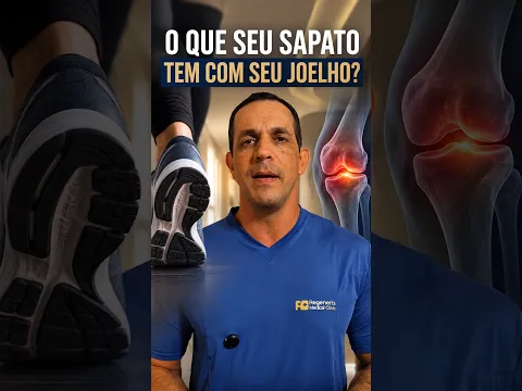 Dor no joelho: o culpado pode ser O SEU SAPATO