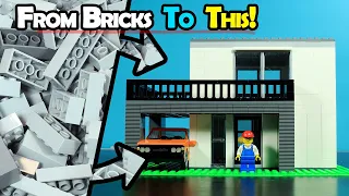 How to Build lego House Brick by Brick Stop Motion