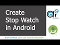 Android Stop Watch Example