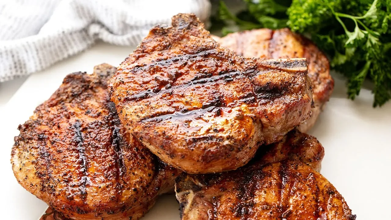 How to Make Perfect Grilled Pork Chops   The Stay At Home Chef