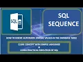 What is SQL SEQUENCE Oracle SQL Tutorials SQL in Hindi Learn For Grow Concept