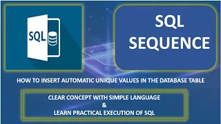What is SQL SEQUENCE Oracle SQL Tutorials SQL in Hindi Learn For Grow Concept