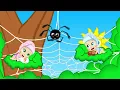 🕸️1 Saat Kesintisiz Minik Bir Örümcek Ninnisi (YENİ) 🕸️| Bebek ve Çocuk Ninnileri | Sevimli Dostlar