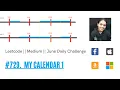 LeetCode 729 My Calendar I Medium Code Explanation Example