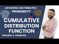 Cumulative Distribution function CDF Numericals Probability Distribution problems Btech Bsc