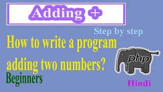PHP Programs Part-04 Adding Two Numbers Variables