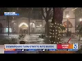 Downpours turn streets into rivers in downtown Santa Barbara
