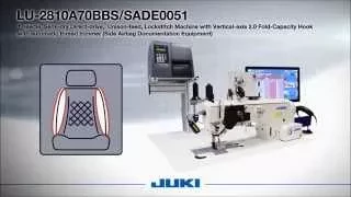JUKI - LU 2810A70BBS SADE0051 for the Sewing of Tearing Seams in Side Airbags