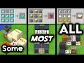 3 Easy Auto Crafters to make EVERY Minecraft item STILL WORKS TUTORIAL
