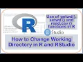 How to Change Working Directory in R and RStudio