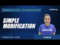 COW3E SIMPLE MODIFICATION Coding with Logic CP Problems Solved Easy-Medium