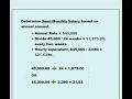 Calculate Standard Hours by Pay Period and Salary Rate by Pay Period