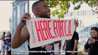 Cedars-Sinai and Keep It Run Hundred Partnering in Movement and Medicine
