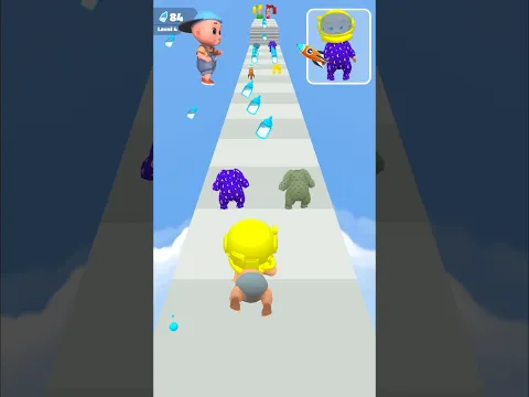 Family baby run 3d 🤯 #shorts #gaming #viral