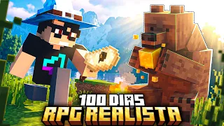 Sobrevivi 100 Dias no RPG REALISTA do Minecraft - O FILME