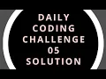 Daily Coding Challenge 5 Left Orientations Solution Python Programming