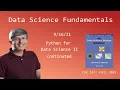 CSE 519 - - Python for Data Science II Continued Fall 2021