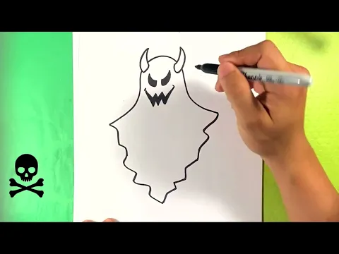 Download MP3 demon ghost how to draw beginners halloween art