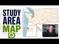 Create a Study Area Map in QGIS with a Locator Inset