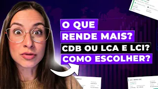 O que rende mais? CDB, LCI ou LCA? Como calcular e comparar rentabilidade de forma fácil e rápida