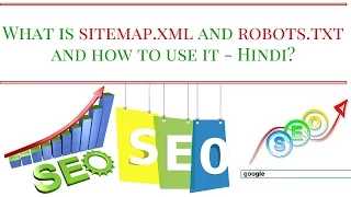 What is sitemap.xml and robots.txt and how to use it - Hindi?