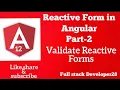 How to create Reactive Forms in Angular 12 in Hindi Part-2 Angular Forms