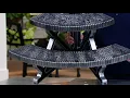 Barbara King Collapsible Three-Tiered Corner Plant Stand on QVC