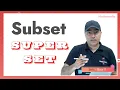 Definition of a subset superset and when is a set not a subset Explained with examples